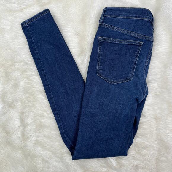 Free People High Rise Long And Lean Jean Size 30 - Picture 2 of 11